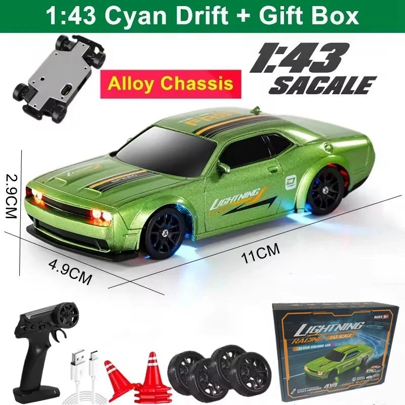 164 4WD Drift RC Car - High Speed Remote Control Mini Racing Model