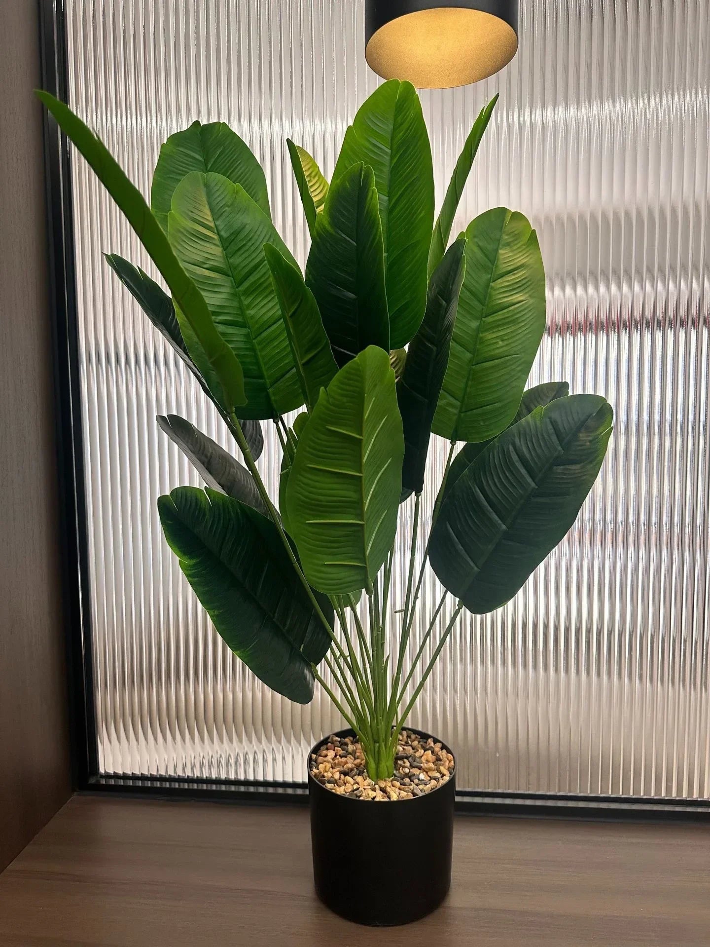 Large Tropical Palm Tree - 18 Leaves Artificial Banana Plant for Home Garden Decor - ZOOMNSTORE