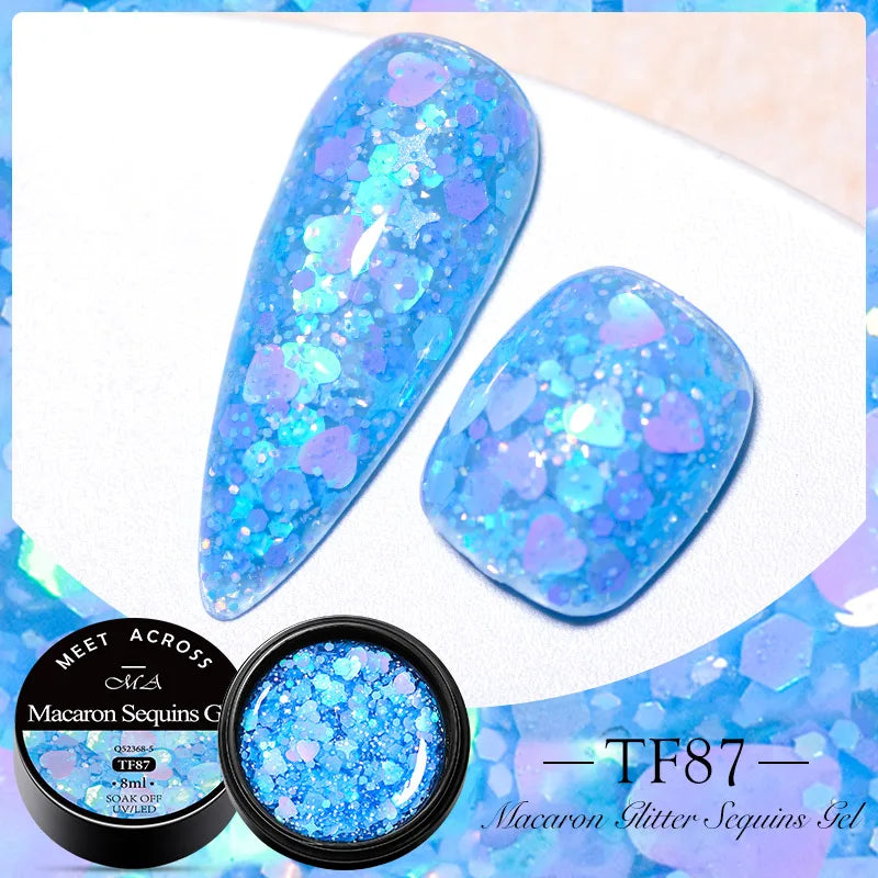 Pink Dried Flower Gel Nail Polish - Natural Flower Fairy Art Soak Off UVLED Varnish