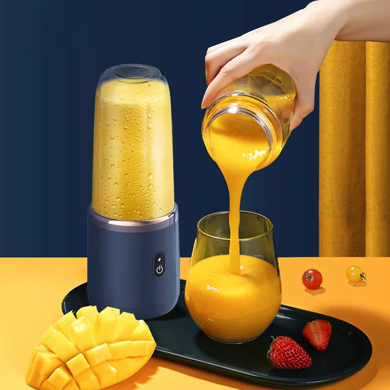 Portable Electric Juicer Blender - Multi Fruit Mixer Milkshake Maker