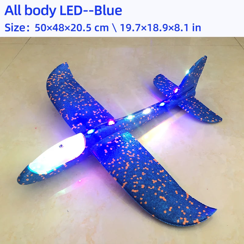 Big Foam Glider Plane - Hand-Throw Outdoor Toy for Kids