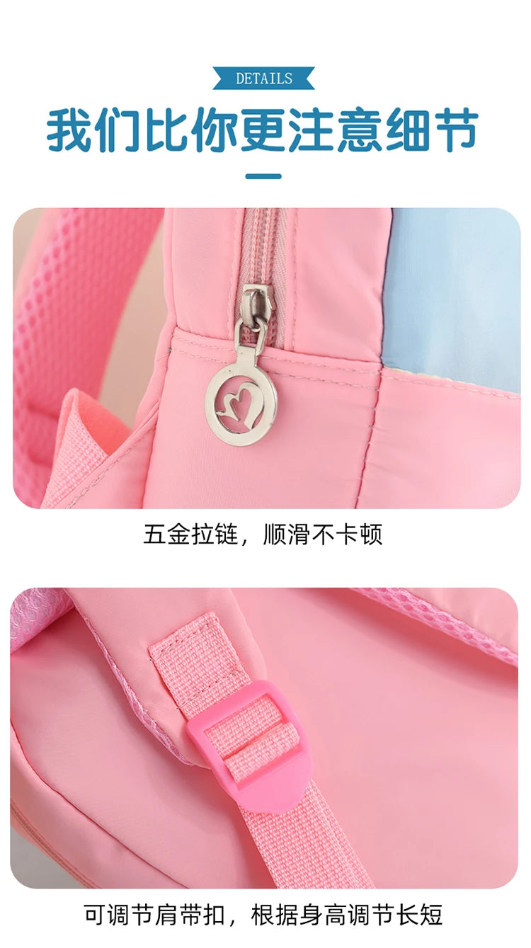 Plush 3D Rabbit Backpack - Cute Cartoon School Bag for Kids - ZOOMNSTORE