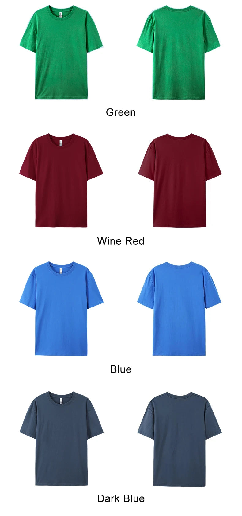 Cotton Casual T-Shirts for Women - Short Sleeve Sporty O-Neck Tops