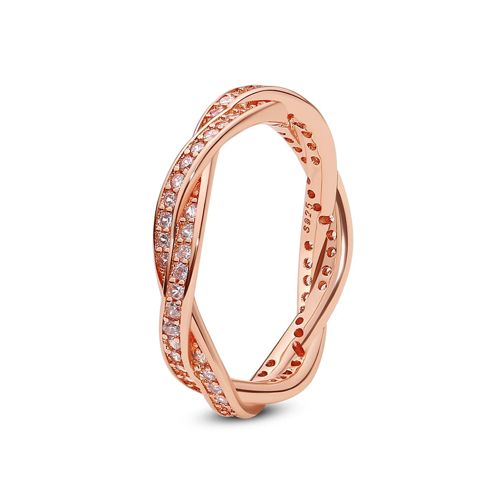 Sterling Silver Rings - 925 Silver Jewelry With Cubic Zirconia & Pave Setting