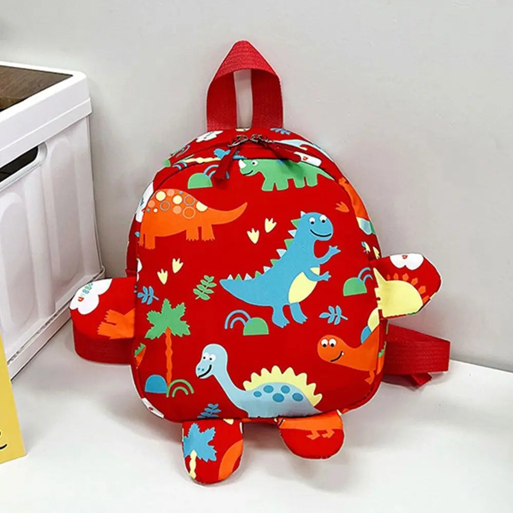 Kids Dinosaur Backpack - Kawaii Nylon Schoolbag for Boys and Girls - ZOOMNSTORE