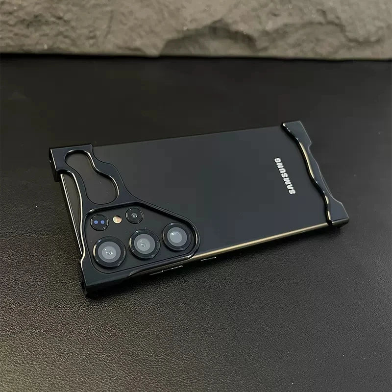 Samsung Galaxy S25S24S23 Ultra Plus Case - Aluminum Alloy Bumper with Lens Film Corner Protection - ZOOMNSTORE