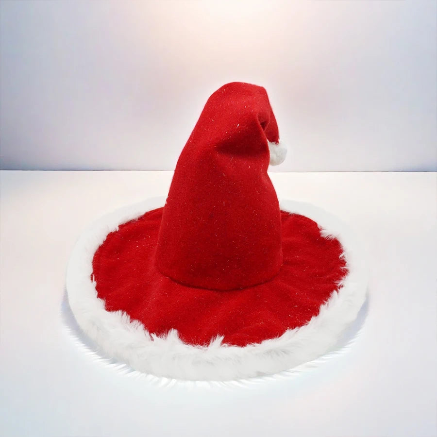 Unisex Santa Hat - Extra Thick Fur Christmas Holiday Hat for Adults - ZOOMNSTORE