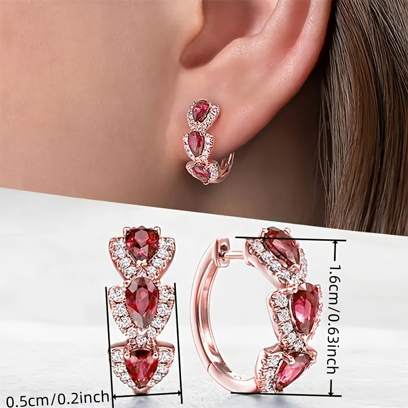 Sapphire Drop Earrings - Luxurious Wedding Jewelry for Women - ZOOMNSTORE