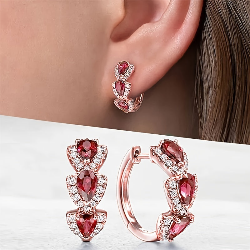 Sapphire Drop Earrings - Luxurious Wedding Jewelry for Women - ZOOMNSTORE