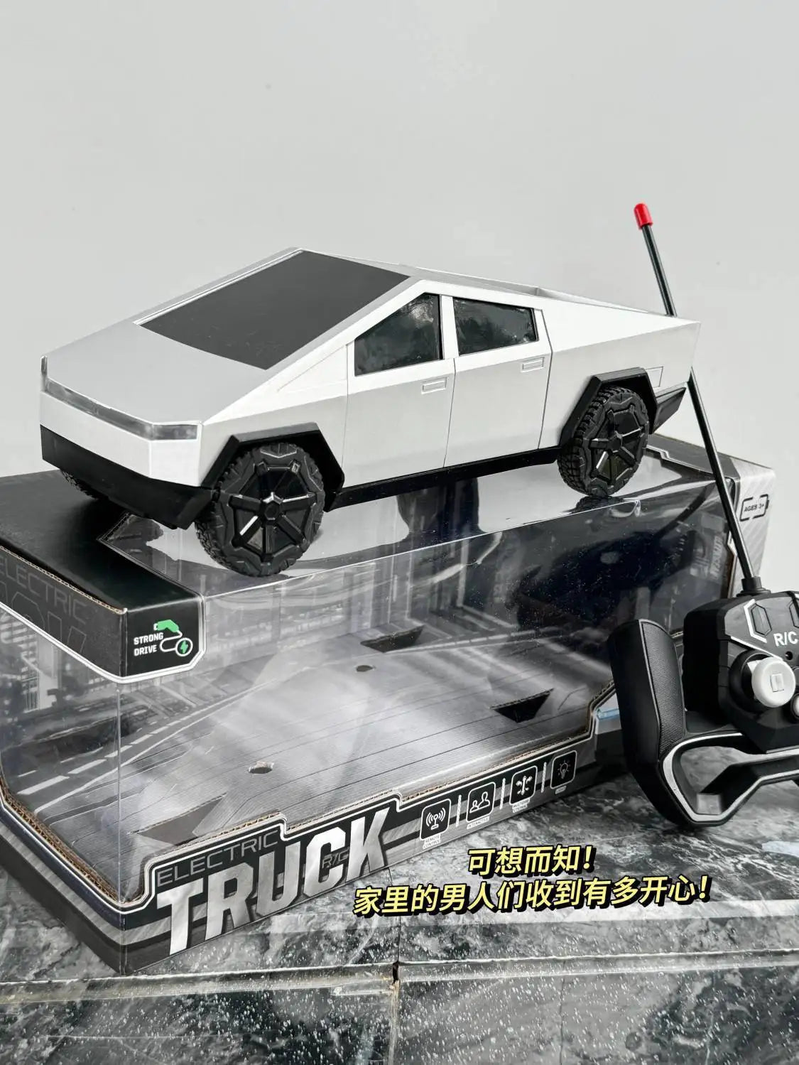 112 RC Cybertruck Offroad Pickup - Batmobile Simulation Model Toy for Kids - ZOOMNSTORE