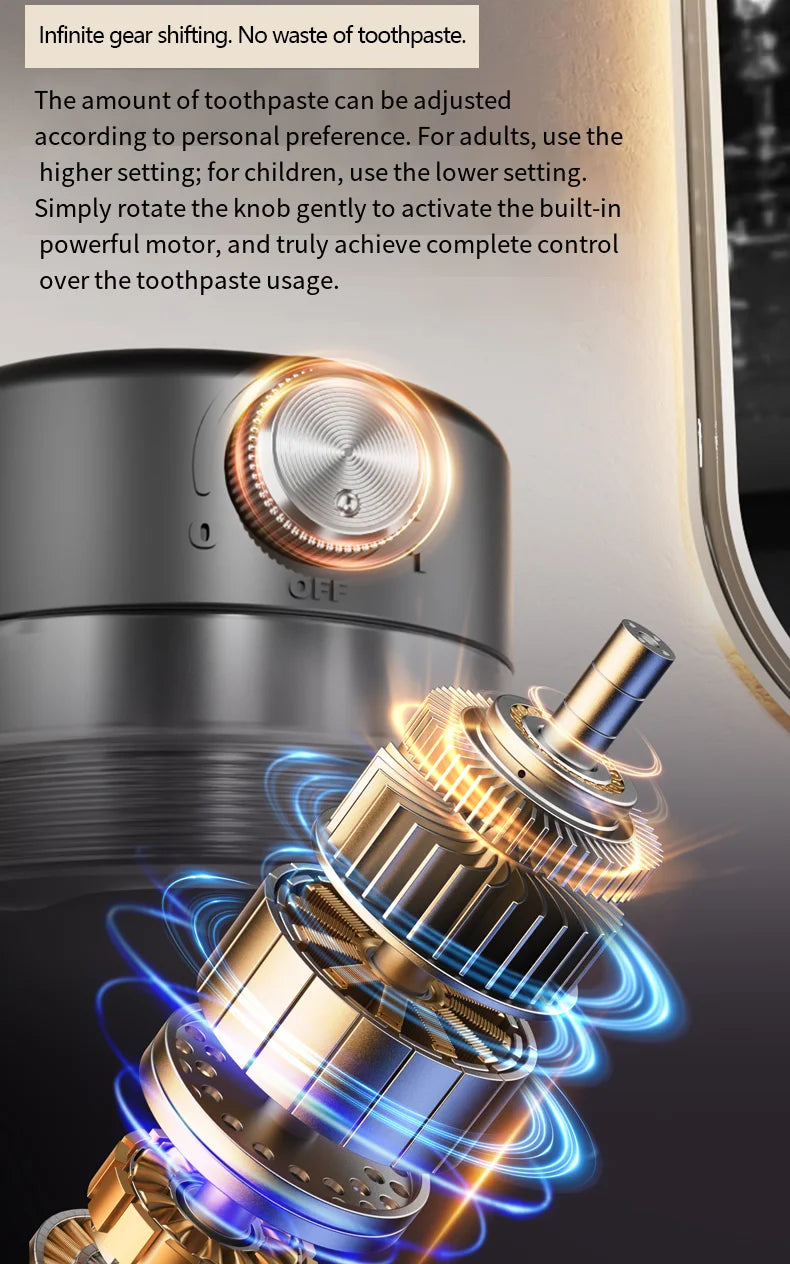 Automatic Toothpaste Squeezer - Adjustable Bathroom Accessory - ZOOMNSTORE