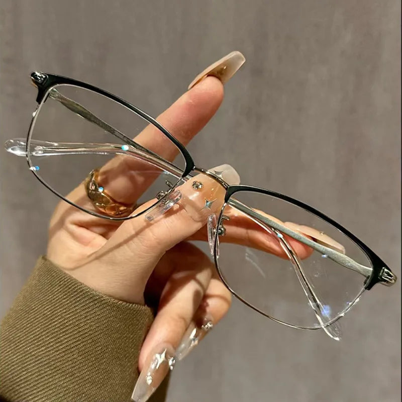 Reading Glasses - Classic Retro Eyeglasses with Blue Light Polycarbonate Lenses