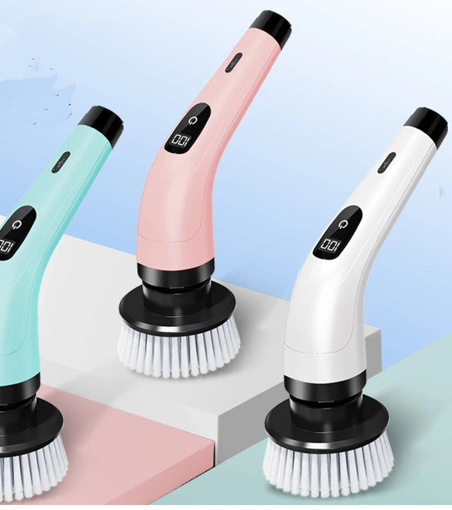 Multipurpose Electric Spin Scrubber - Cordless Cleaning Brush for Kitchen Bathroom