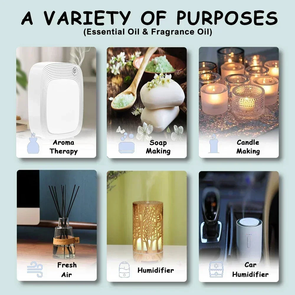 100ML Hotel Room Fragrance Diffuser - Home Air Freshener Essential Oil Refills - ZOOMNSTORE