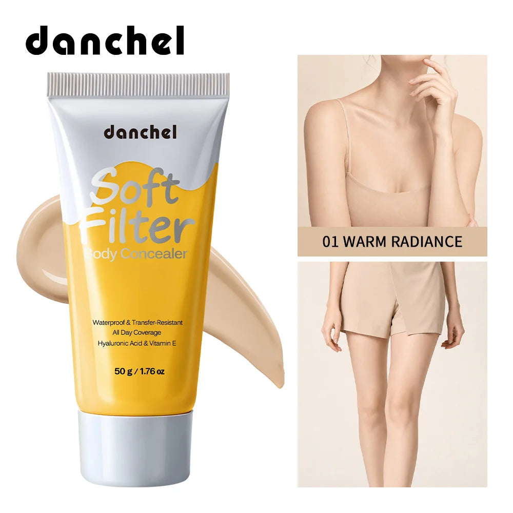 Body Concealer Waterproof Transfer Resistant Long Lasting High Coverage Natural Finish Makeup for Scars Spots Veins Tattoos