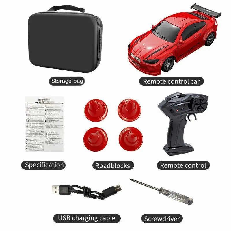 164 Drift RC Car - 2025 Kf20 Four-Wheel Remote-Controlled Racing Toy - ZOOMNSTORE