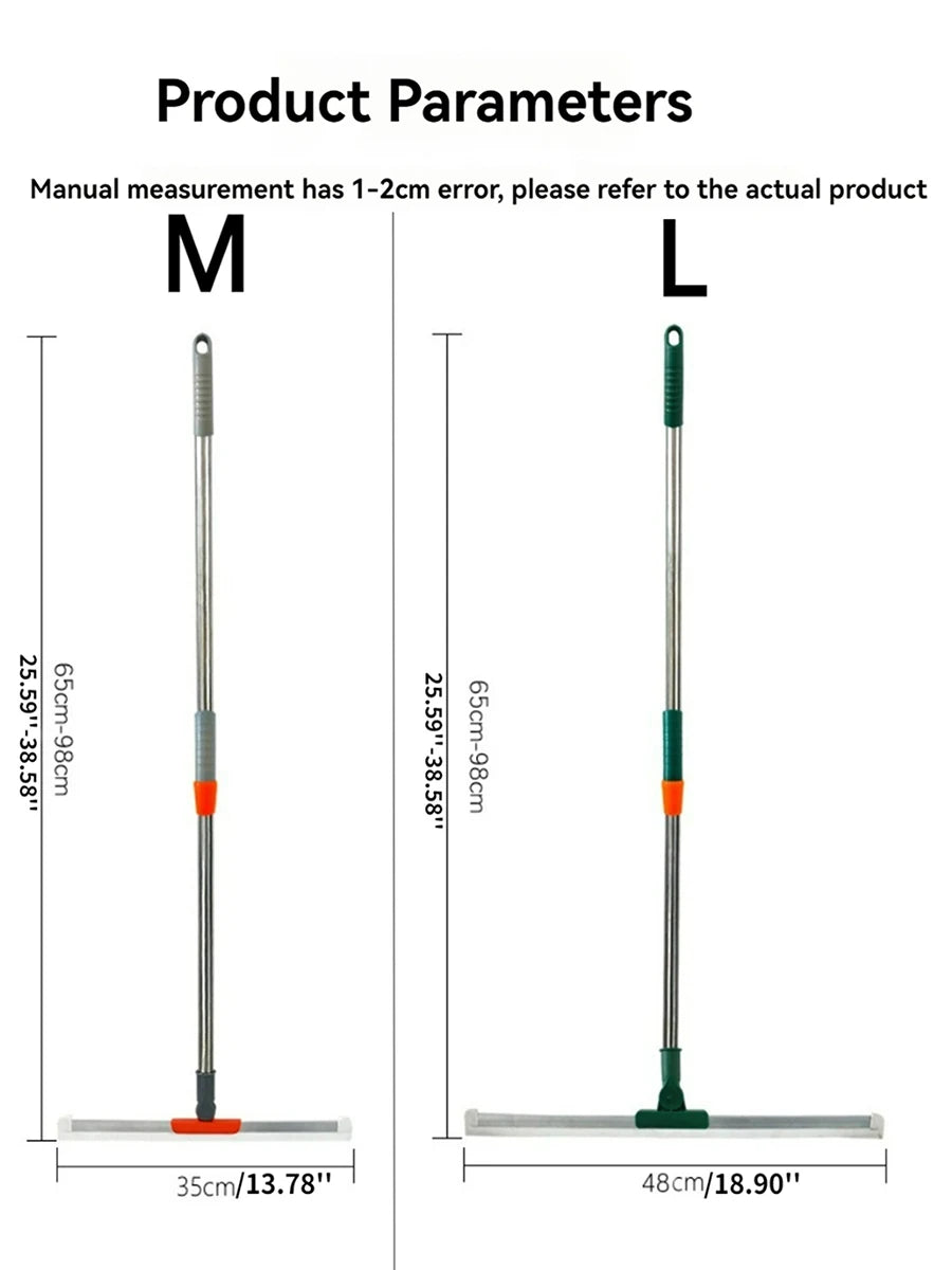 Multi-Functional Silicone Broom - Efficient Wiping Mopping Tool
