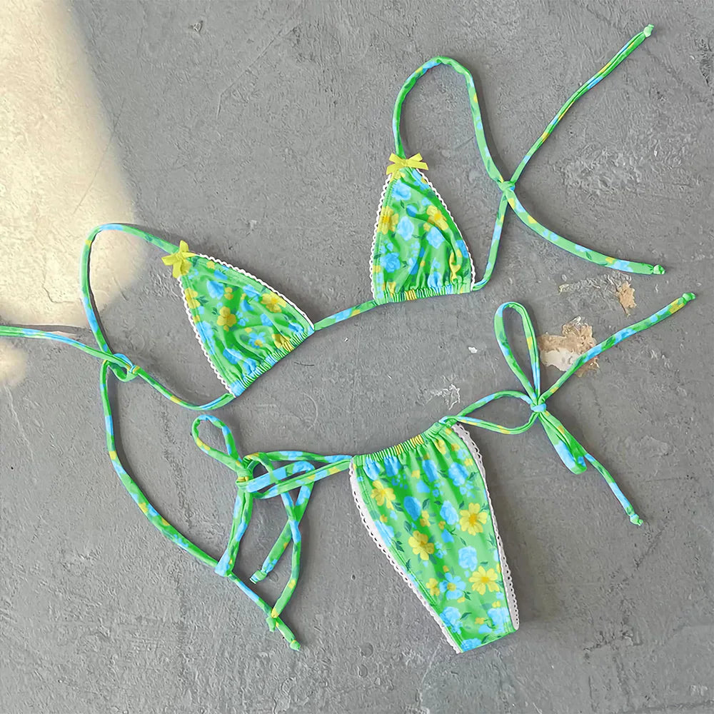 Micro Bikini Set - Sexy Push Up Brazilian Swimwear for Women - ZOOMNSTORE
