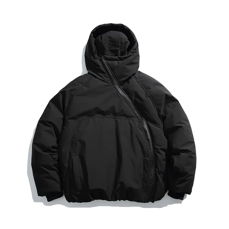 Winter Ski Parka Jacket Men Women Fashion Loose Padded Cotton Hooded Jacket Cityboy Streetwear Hoody Parkas Coat Outerwear