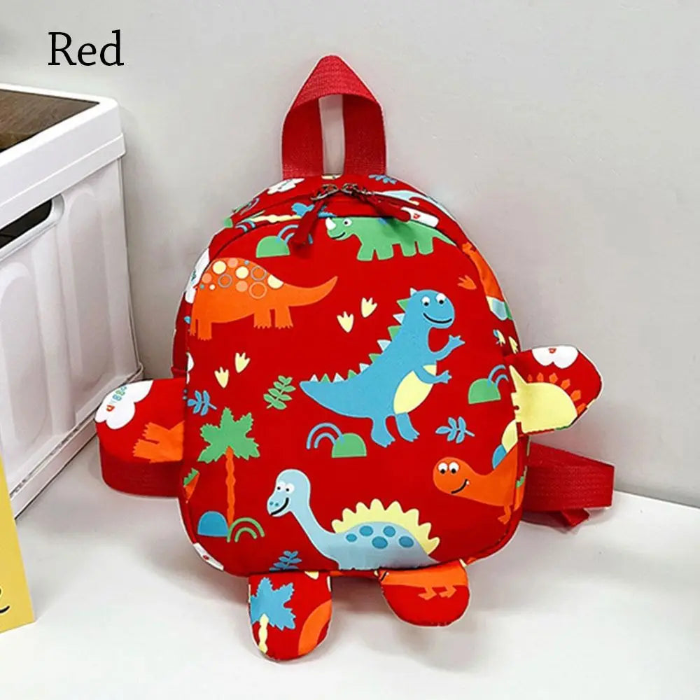Kids Dinosaur Backpack - Kawaii Nylon Schoolbag for Boys and Girls - ZOOMNSTORE