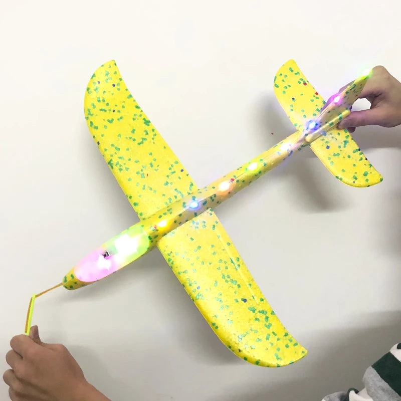 Big Foam Glider Plane - Hand-Throw Outdoor Toy for Kids - ZOOMNSTORE