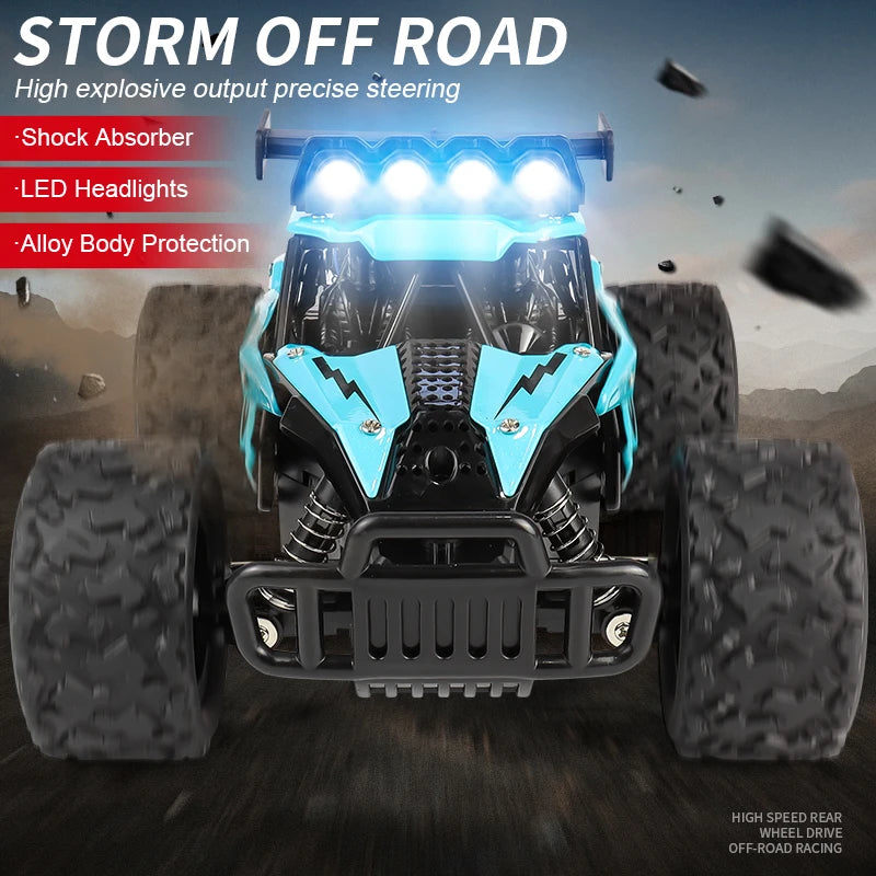 116 Alloy Remote Control Car - High-Speed Off-Road Big Foot Vehicle - ZOOMNSTORE
