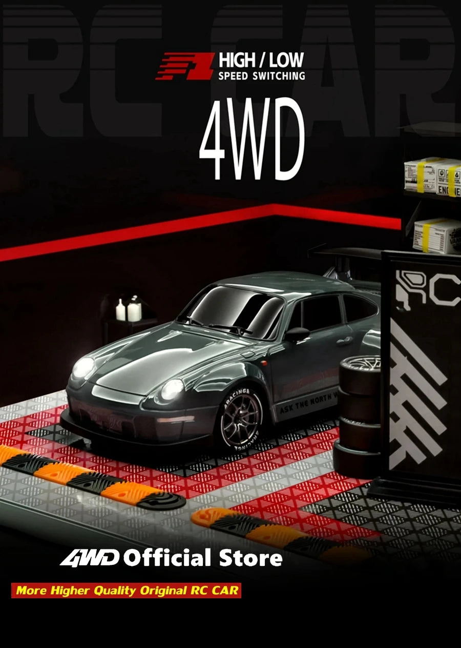 124 4WD RC Drift Car - High Speed Remote Control Racing Toy - ZOOMNSTORE