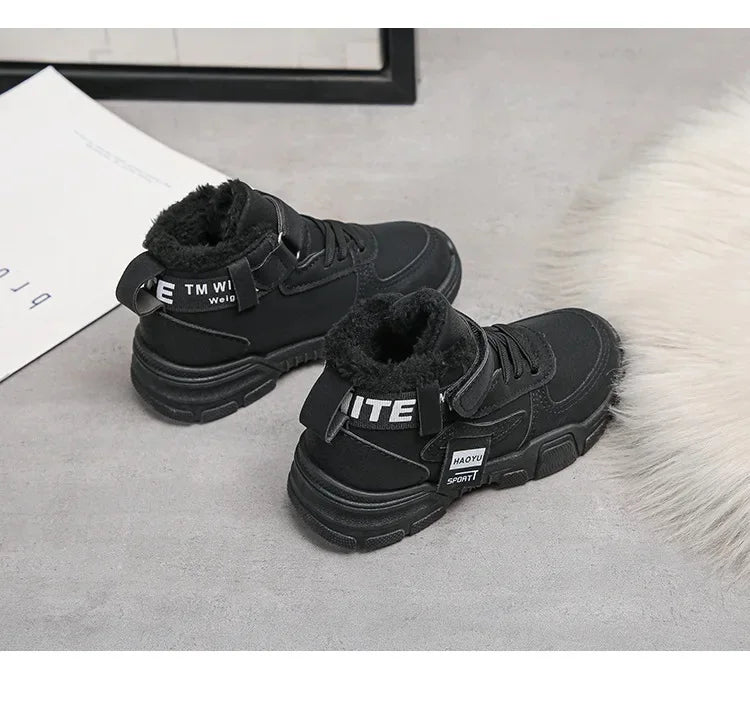 Children Winter Boots – Waterproof Kids Snow Boots With Plush Lining & Rubber Sole