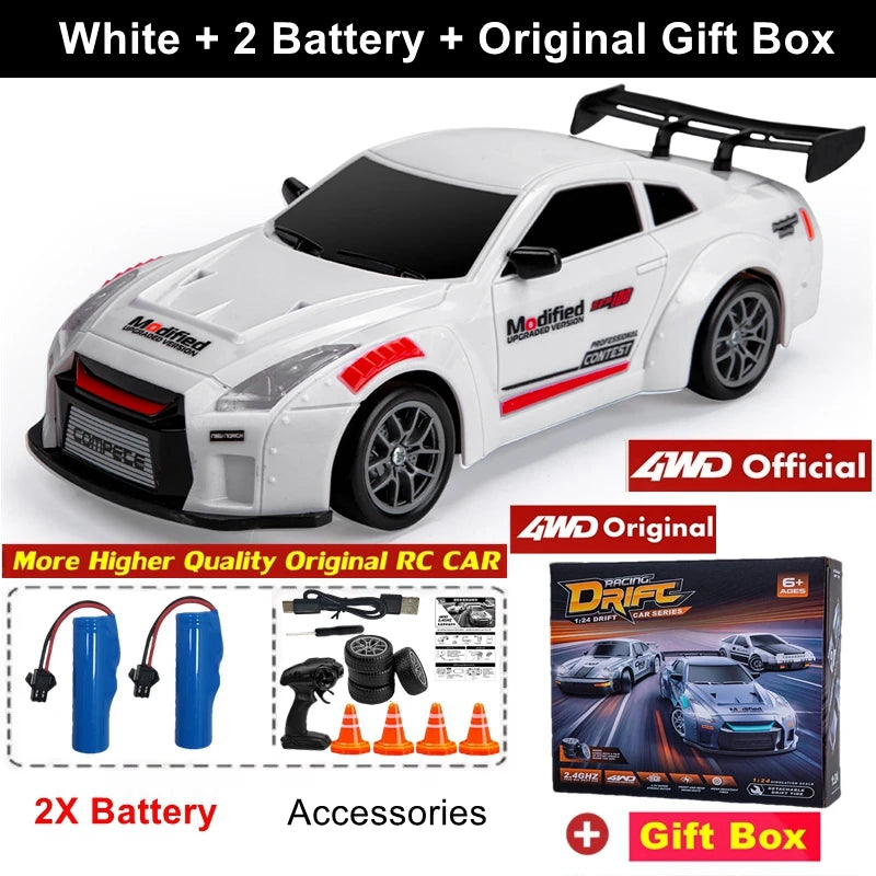 124 4WD RC Drift Car - High Speed Remote Control Racing Toy