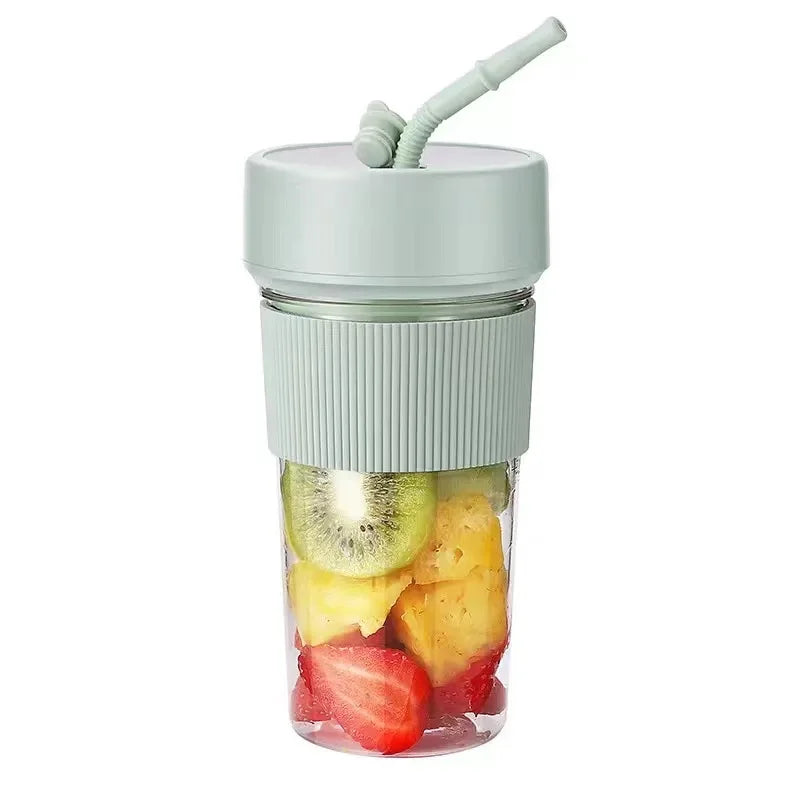 Portable Electric Juicer - Mini Wireless Blender for Smoothies and Juice Extraction