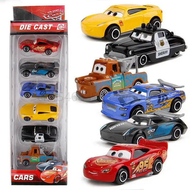 Pixar Cars 155 Diecast Car Set - Lightning McQueen Jackson Storm Toys for Kids - ZOOMNSTORE
