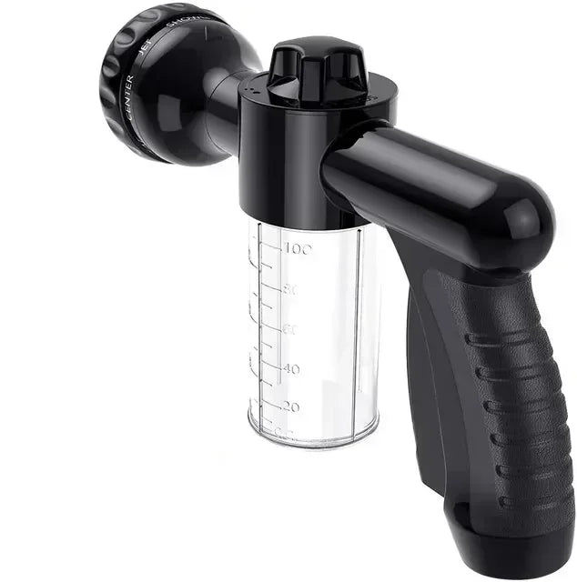 New High Pressure Foam Water Gun 8 In 1 Garden Watering Hose Nozzle Sprinkler Soap Dispenser Pet Shower Spray Gun Car Wash Tool