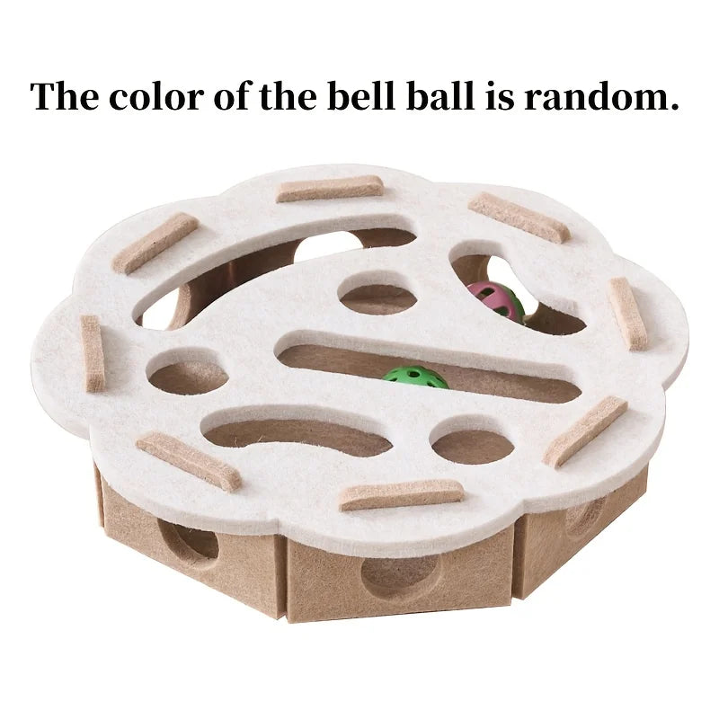 Interactive Cat Toy - Maze Tunnel Bell for Playtime Mental Engagement - ZOOMNSTORE