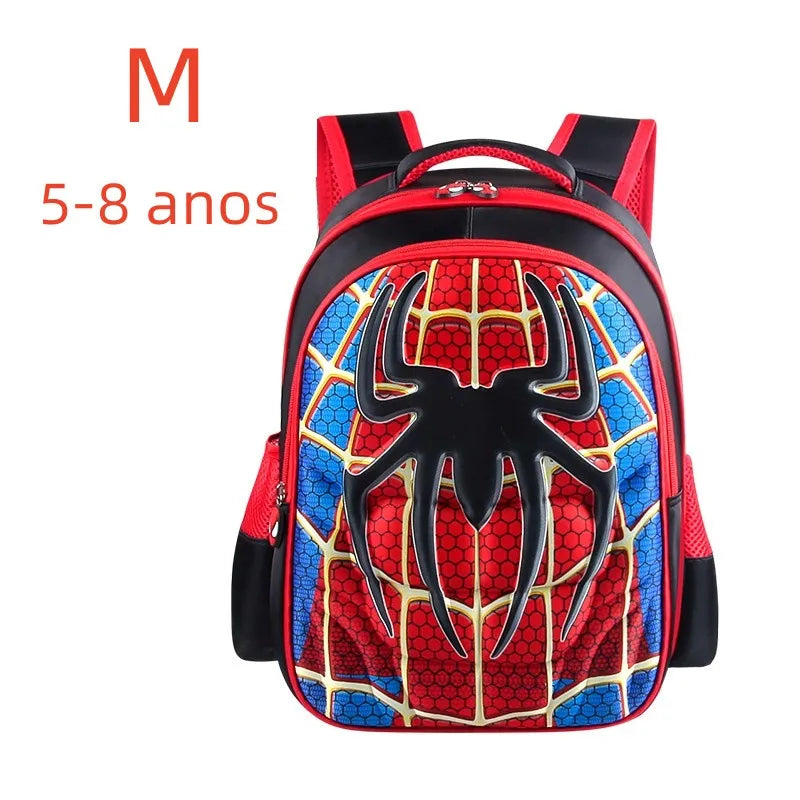 3D Kids Backpack - Durable Spider King Design - ZOOMNSTORE