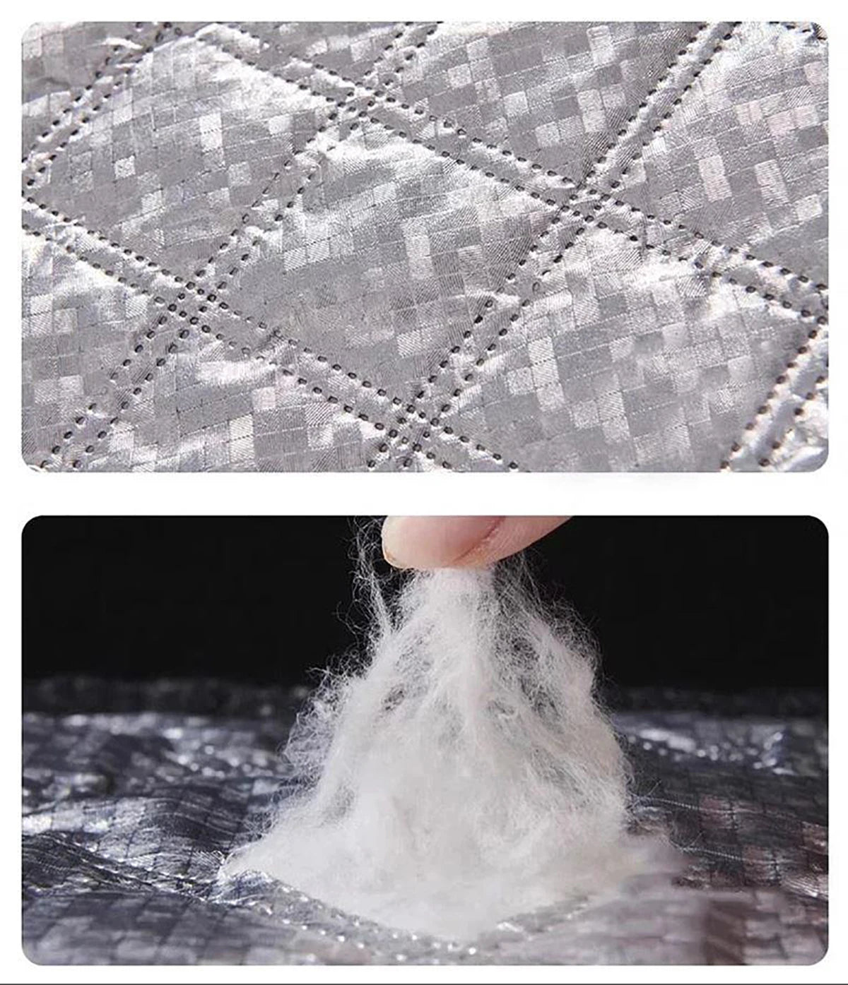 Heat Insulating Curtains – Blackout Double Layer Plaid Pattern Drapes for Energy Saving