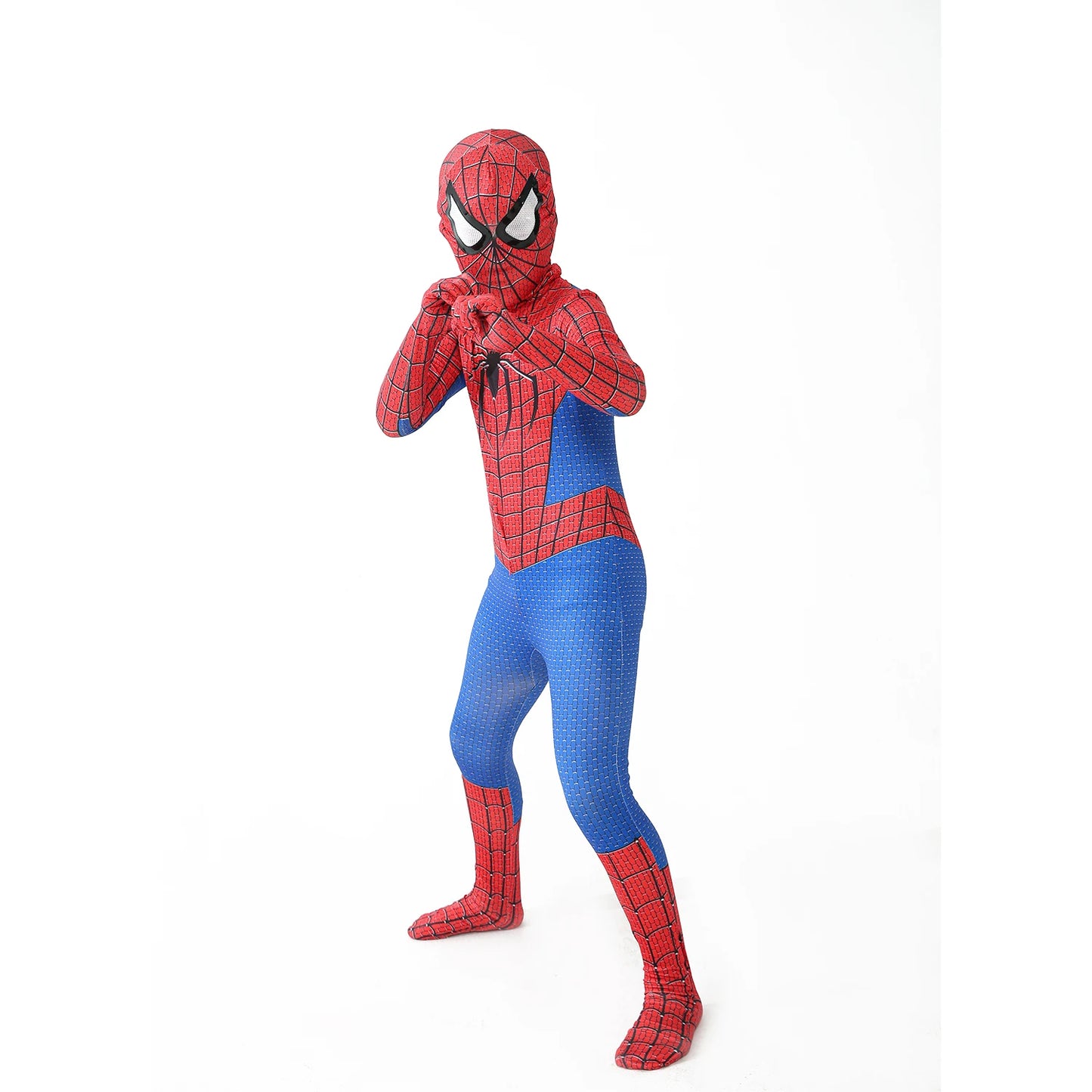 Superhero Spiderman Costume Set - Iron Miles Venom Bodysuit for Halloween Christmas Cosplay