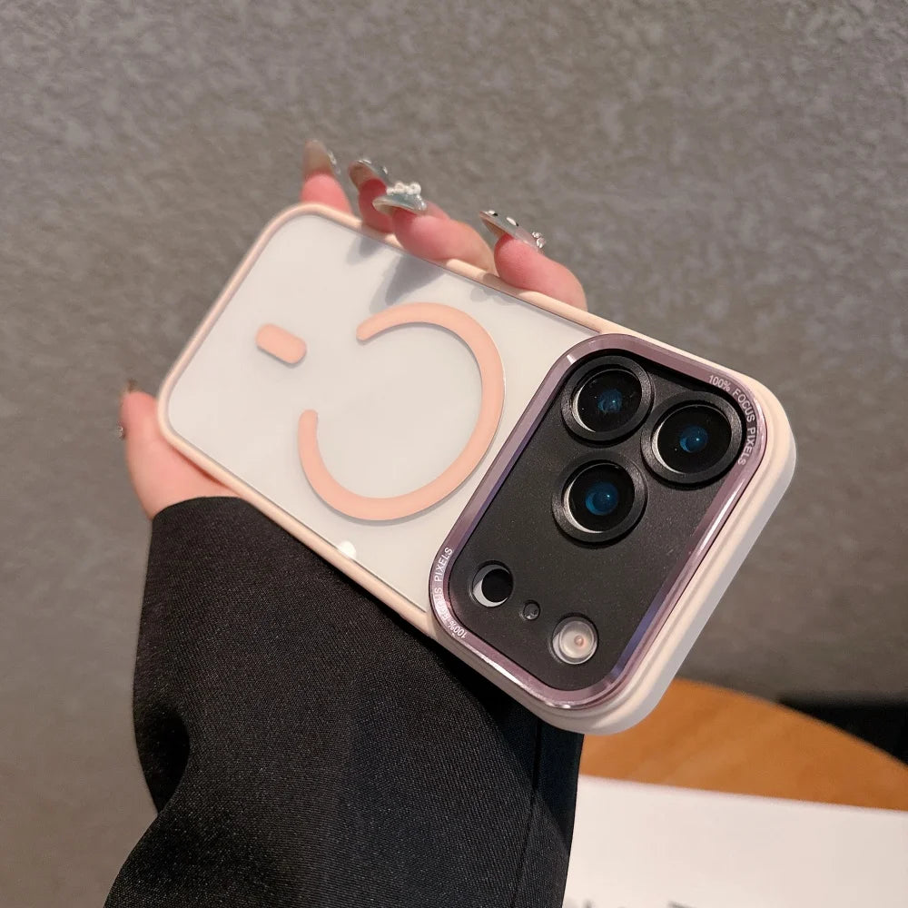 Transparent MagSafe Case with Camera Protection for iPhone 11-17 Pro Max - ZOOMNSTORE