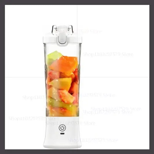 Portable Electric Juicer - USB Rechargeable Mini Blender with Strong Motor
