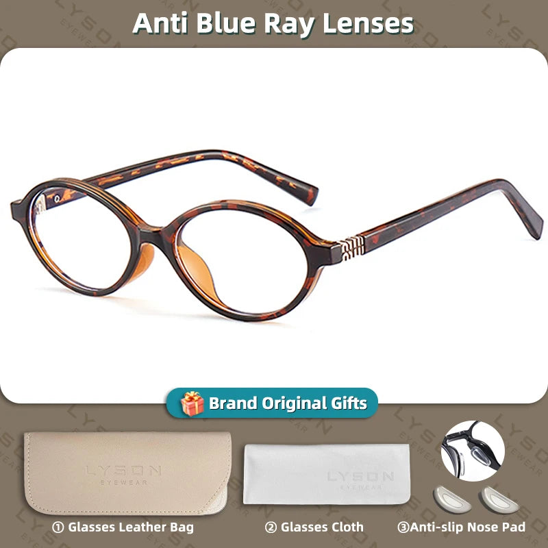 Oval Reading Glasses - Classic Oval Frames With Photochromic Lenses For Women Small Frames