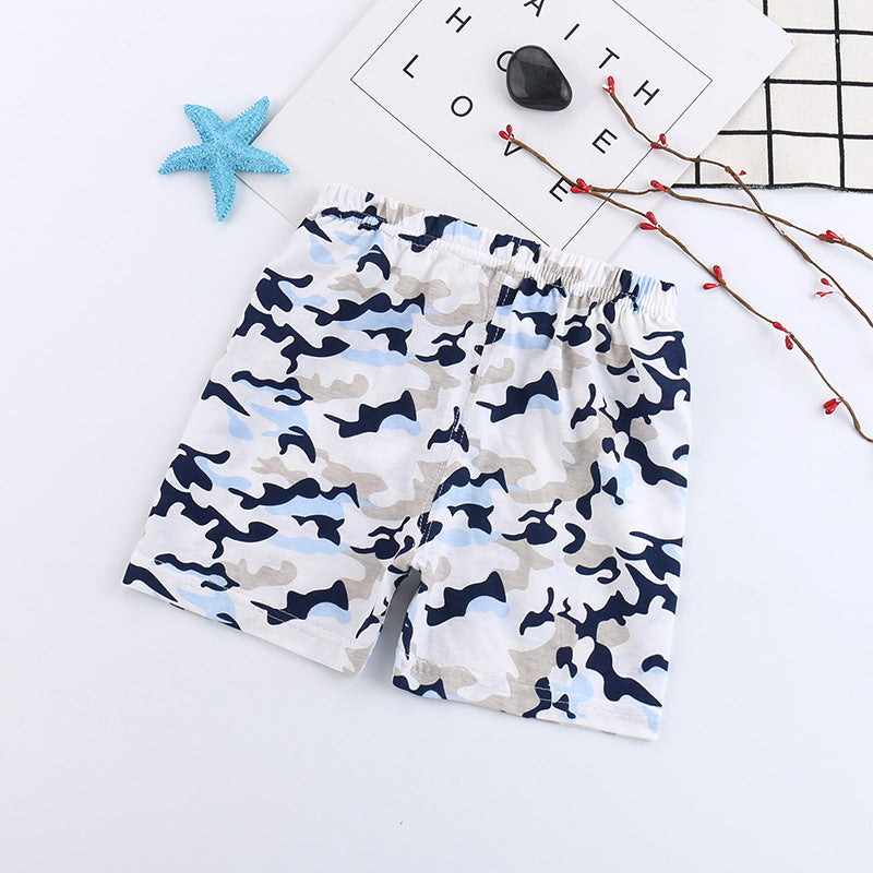 Kids Cotton Summer Shorts - Breathable Casual Beach Pants for Boys Girls