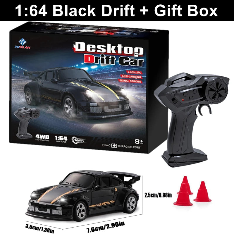 164 4WD Drift RC Car - High Speed Remote Control Mini Racing Model