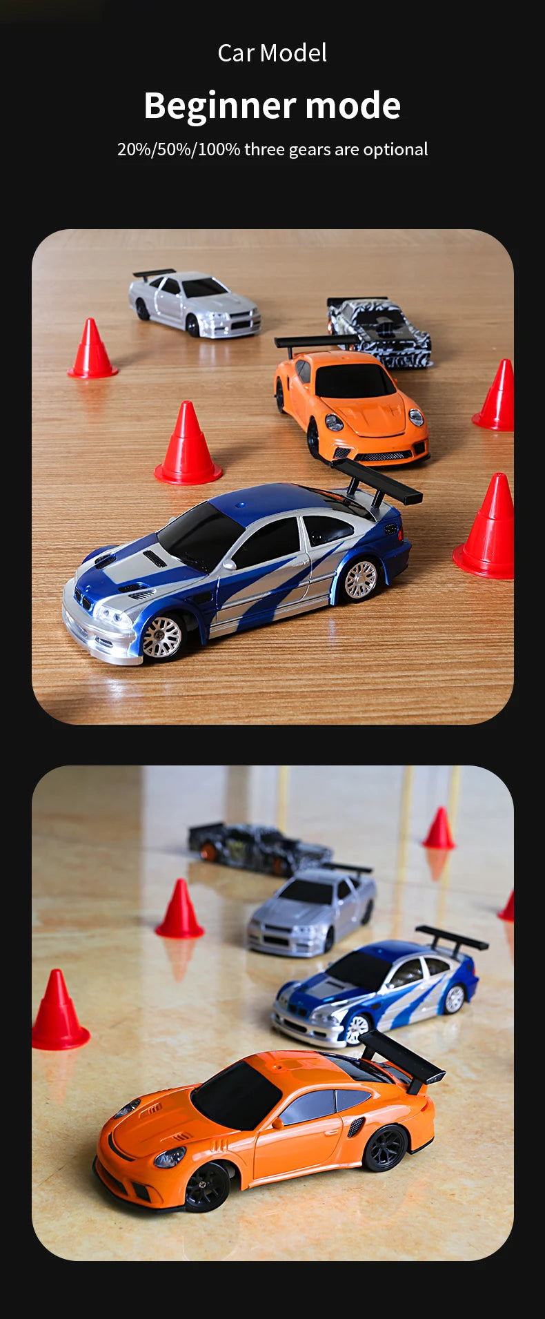 Upgraded 143 RC Drifting Car - High Speed 4WD Radio Control Mini Vehicle - ZOOMNSTORE