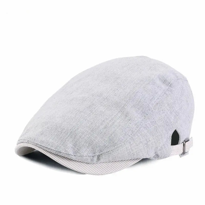 Spring/Summer Breathable Lightweight Double Button Adjustable Beret peaked cap Painter Hat