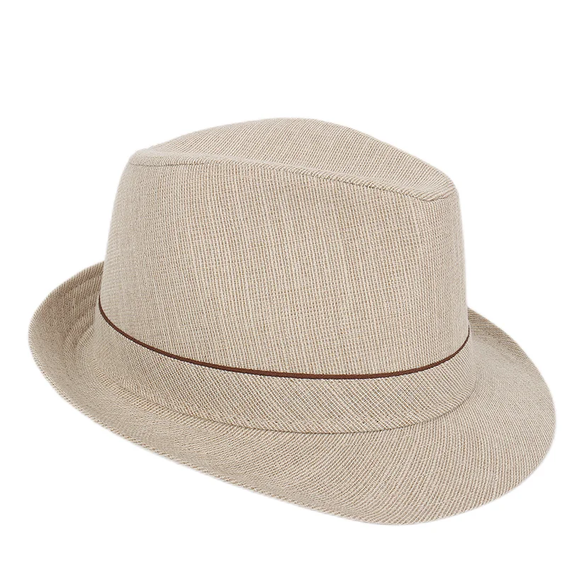 Spring&Autumn Men Fedoras Top Jazz Plaid Hat Adult Bowler Hats Classic Version Chapeau Hats