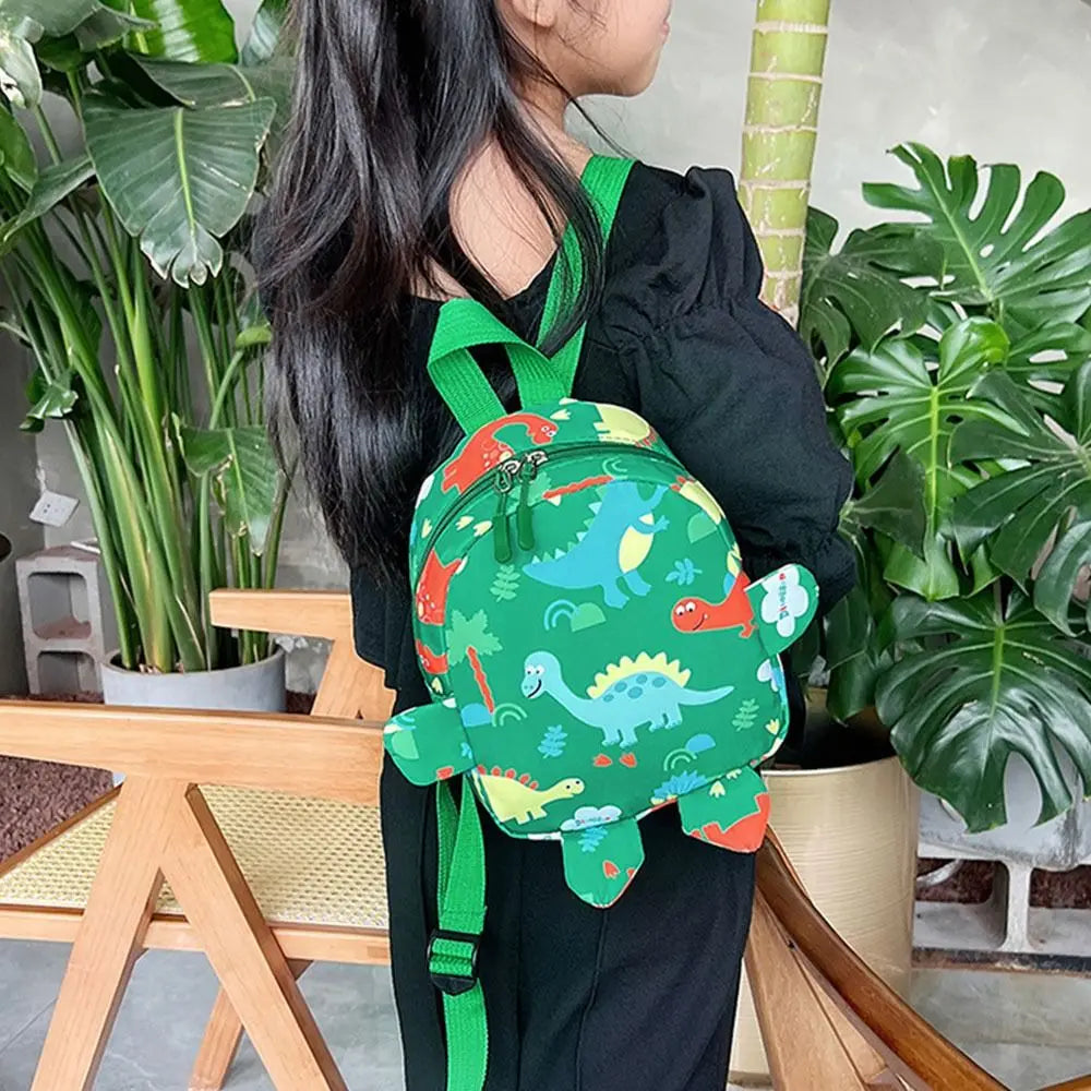 Kids Dinosaur Backpack - Kawaii Nylon Schoolbag for Boys and Girls - ZOOMNSTORE