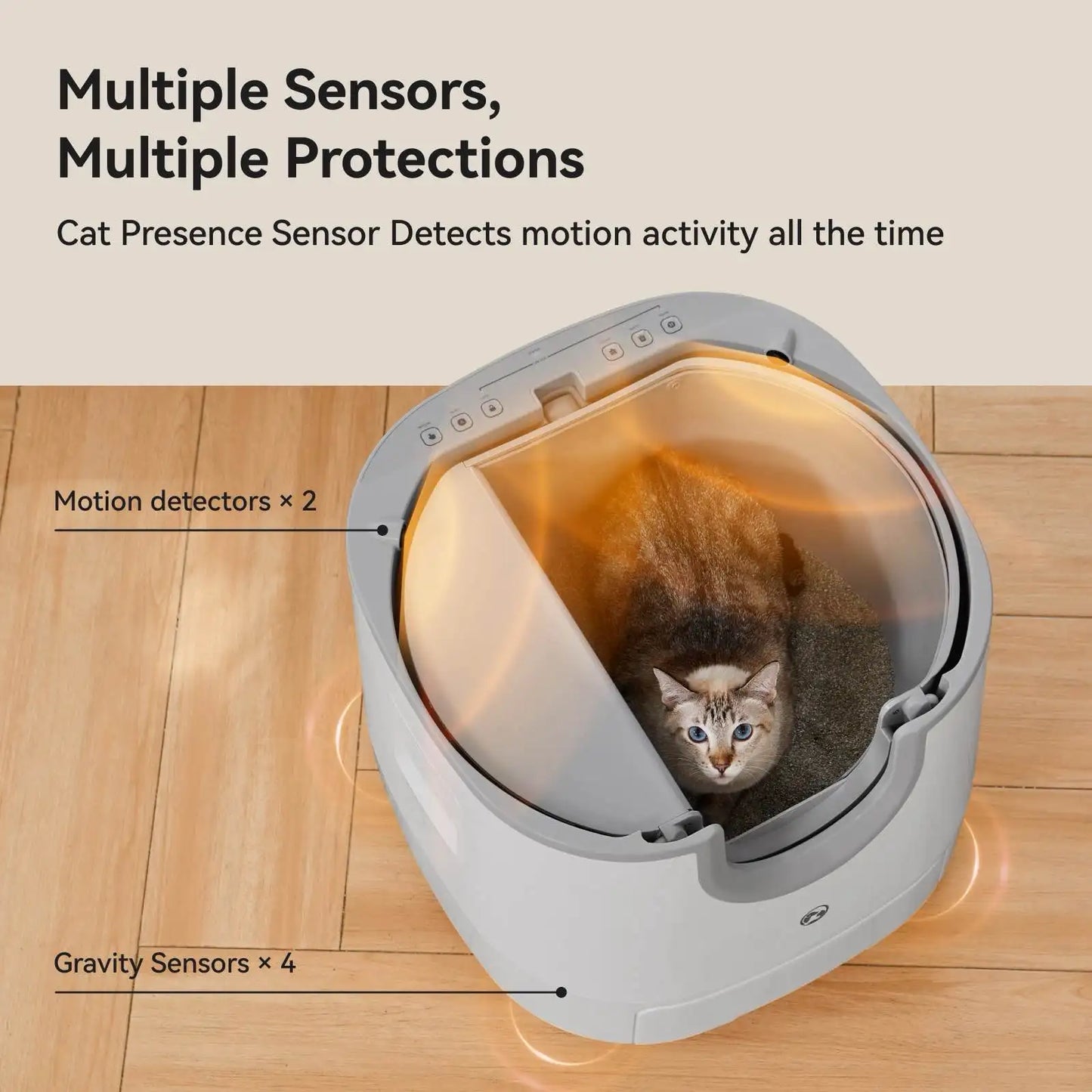 Automatic Smart Cat Litter Box - Self-Cleaning High-Capacity 11L Pet Toilet Tray - ZOOMNSTORE