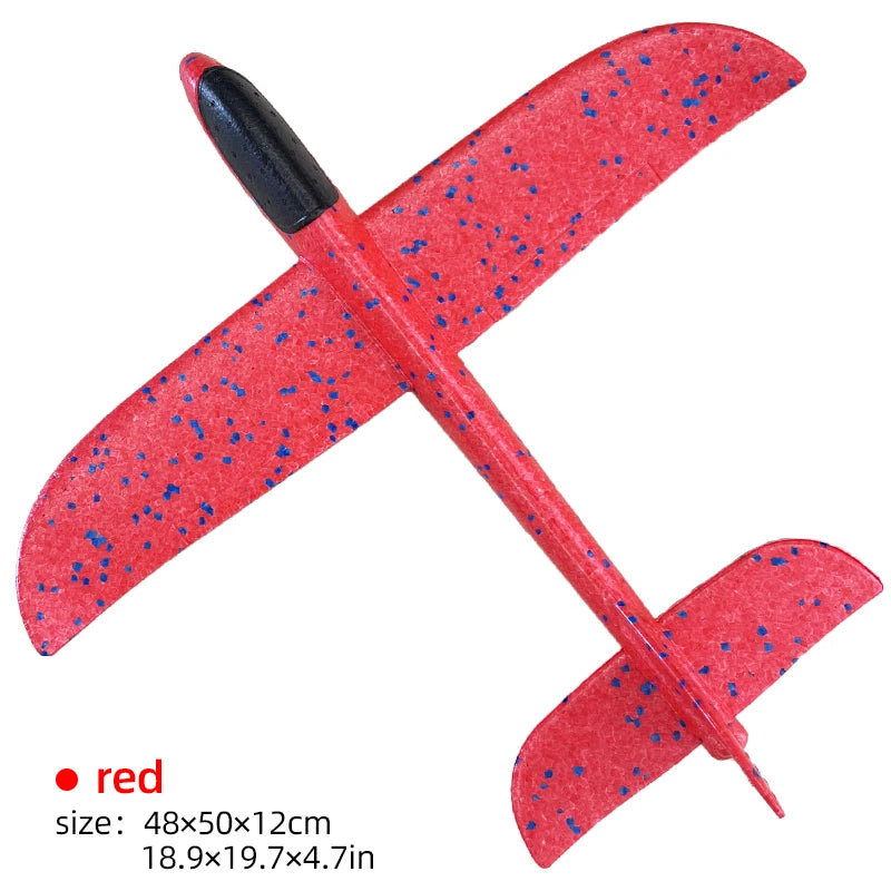 Big Foam Glider Plane - Hand-Throw Outdoor Toy for Kids