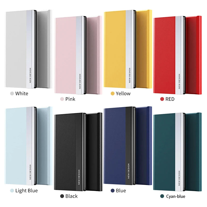 Luxury Leather Flip Case - Samsung Galaxy S Series Note 20 Ultra Stand Cover - ZOOMNSTORE