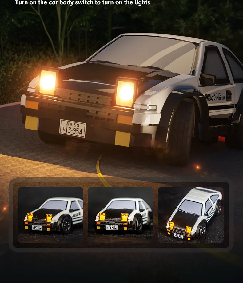 164 RC Drift Car - High-Speed Mini Remote Control Racing Car for Desktop Fun - ZOOMNSTORE