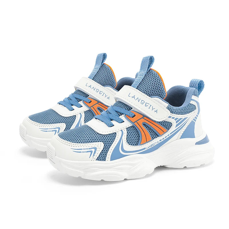 New Boy Girl Shoes Hot Selling Breathable Children Sneakers Comfort Soft Running Shoes Classic Simple Color Blocked Casual Shoes